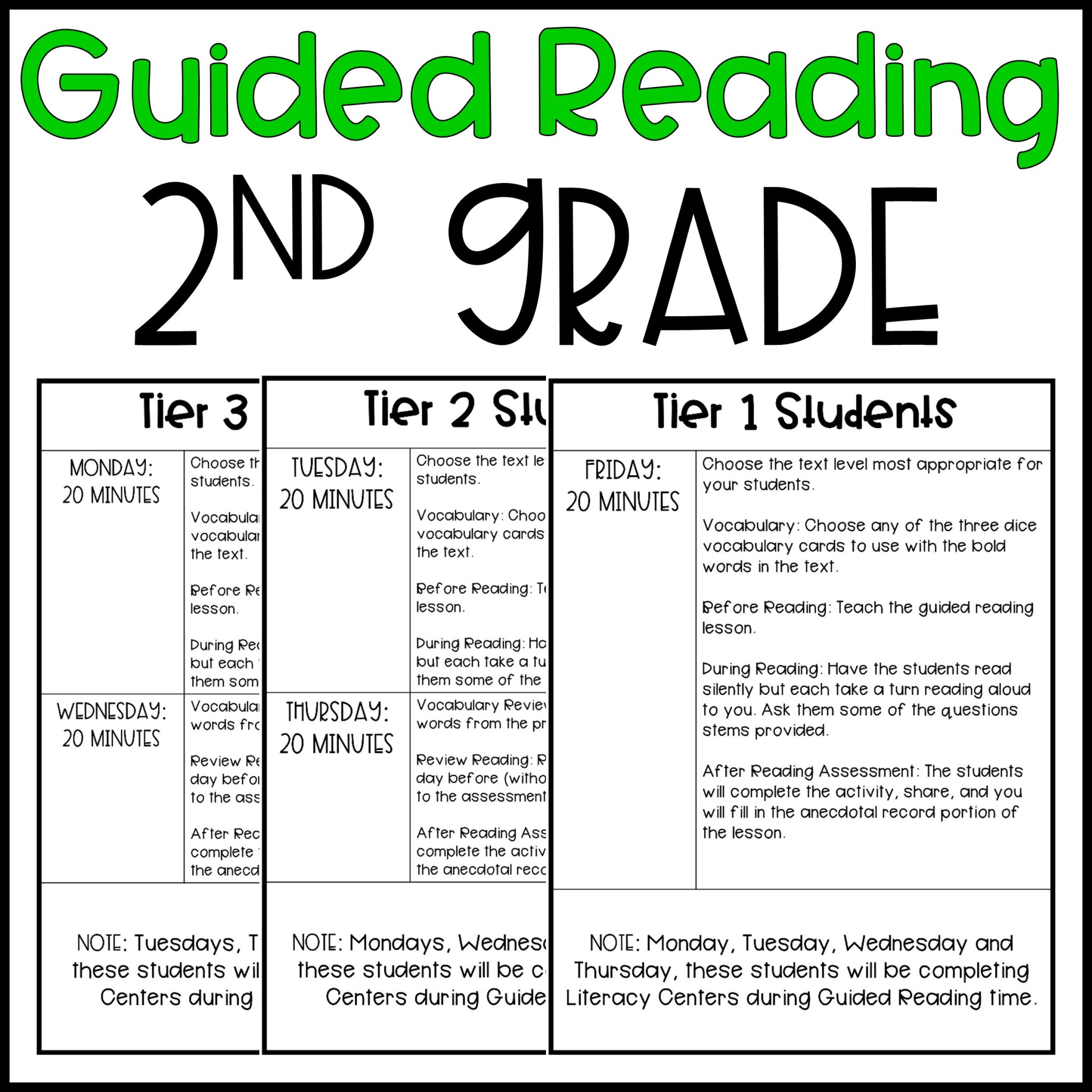 Guided Reading Lesson Plans 2nd Grade Hillary S Teaching Adventures